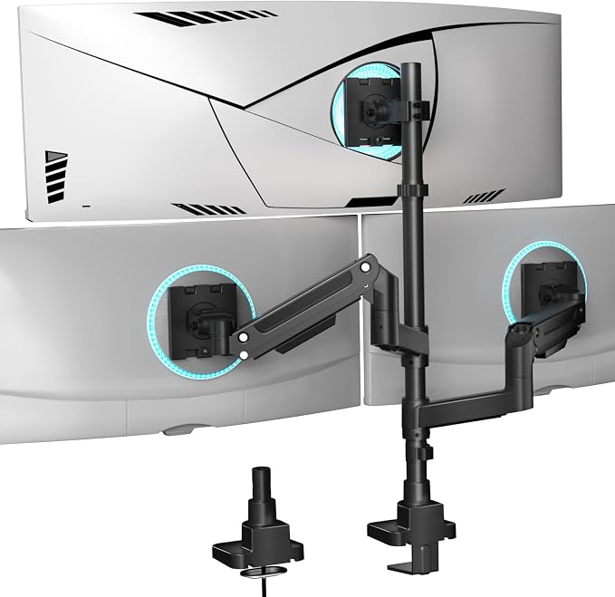 WALI Triple Monitor Mount by WALI