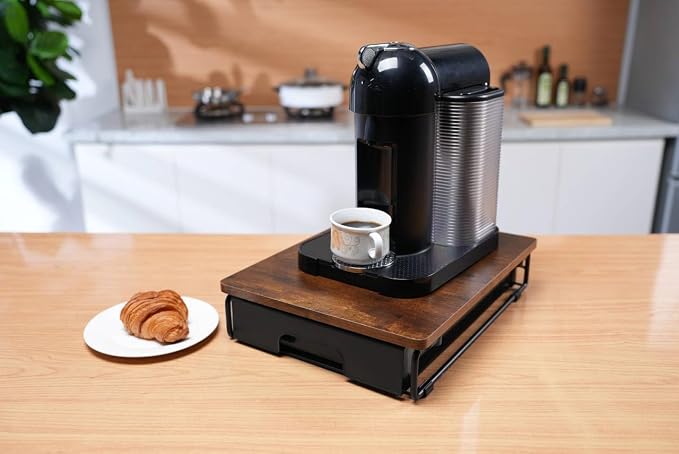 EVERIE Wooden Coffee Pod Storage Drawer Holder Compatible - Image 2