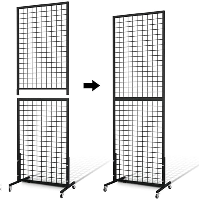 Grid Wall Panels, 2 Packs 2'x 6' Gridwall Panels Tower - Image 6