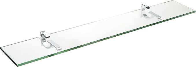 Spancraft Glass M-8x30-Chrome Monarch Glass Shelf by Spancraft