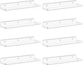 Lifewit Floating Shelves for Wall, 8 Pack Clear Acrylic Shelf 15" Room Decor by Lifewit