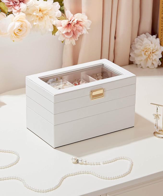 Homde Jewelry Tray Stackable Jewelry Box - Image 5