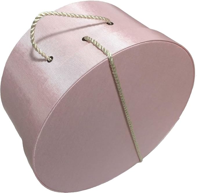 Sarah's Hat Boxes Classic Pink Hat Box – 12.75" x 6.5" Handmade in USA – - Image 2