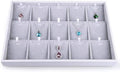 Oirlv Velvet Jewelry Organizer Trays Stackable Showcase Jewelry Display Storage by Oirlv