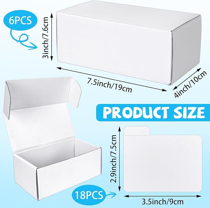 Trading Card Storage Box with Dividers, 6 Pack • 400 Count Bulk Card Collection - Image 2