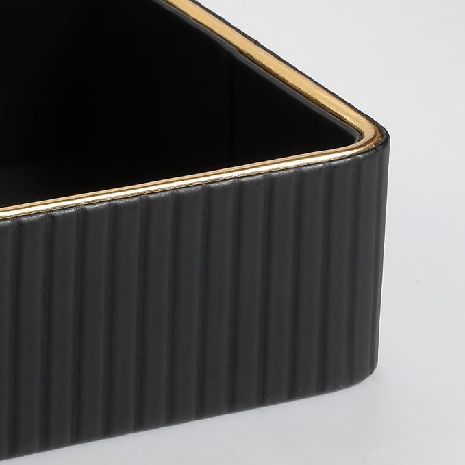 Desk Organizer Tray, PU Leather Valet Tray Nightstand Organizer Cologne Perfume - Image 5