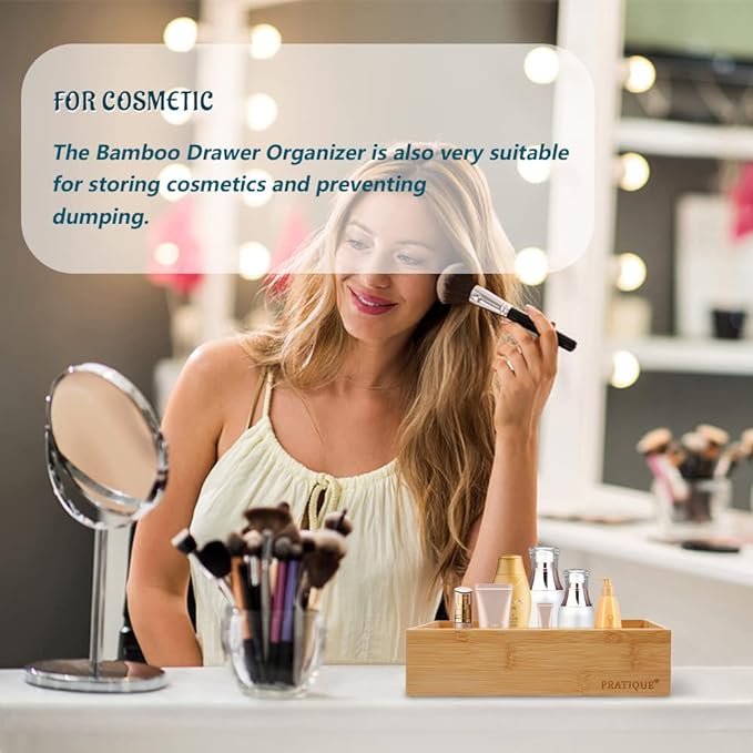 Bamboo Drawer Organizer - Image 4