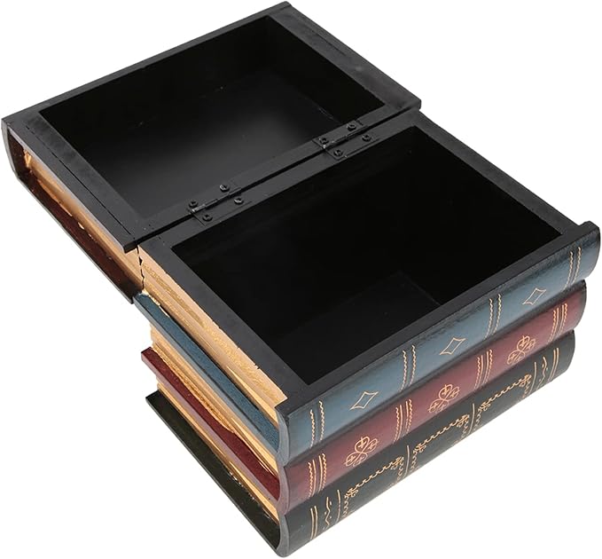 Joyzan Decorative Fake Book Box, Book Safe Dictionary Secret Cash Storage - Image 6