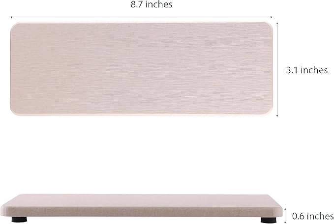 2 Pcs Water Absorbing Stone Trays, Kitchen/Bathroom Sink Soap Dish, Diatomite - Image 4