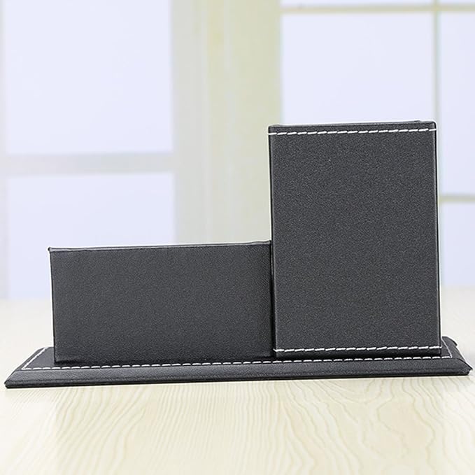 KINGFOM PU Leather Desk Organizer and Accessories, Pencil Holder - Image 5