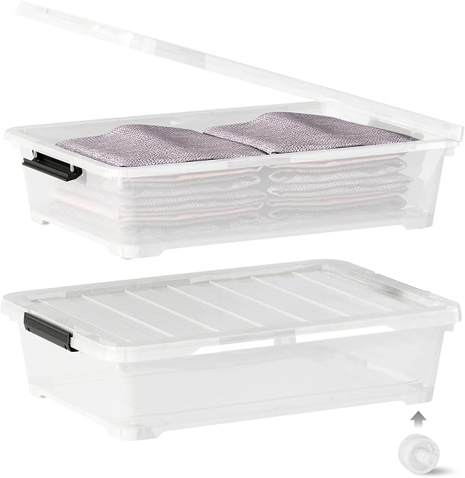 25 Quart Under the Bed Low Profile Storage Boxes - Image 4