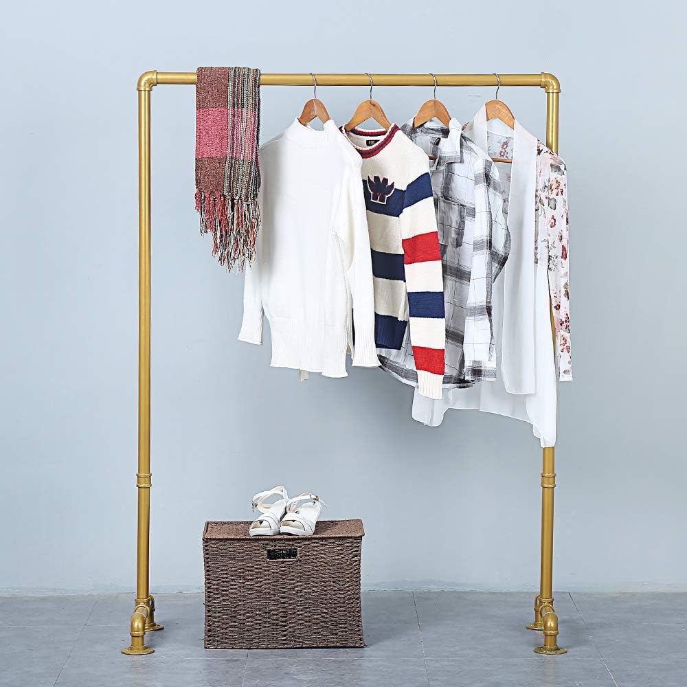Industrial Pipe Clothing Rack,Clothes Rack For Hanging Clothes,Garment
