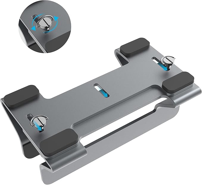 Aluminum Vertical Laptop Stand Dock Holder, Adjustable Slot Width 12-42mm - Image 3