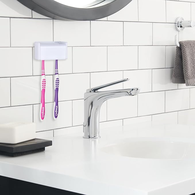2 Pack Toothbrush Holder Wall Mounted - Image 3