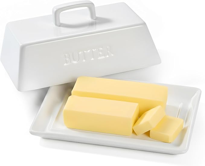 Kook Ceramic Extra Large Butter Dish by Kook