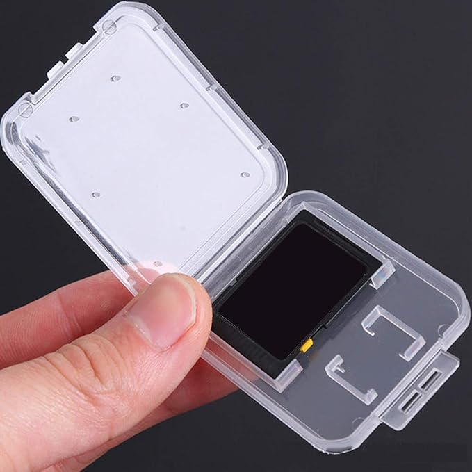 Clear Plastic Memory Card Case Compatible - Image 5