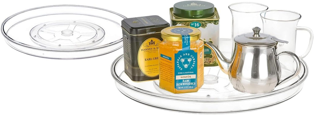 primebox 13.25" Lazy Susan Organizer. 360 Degree Rotating Turntable