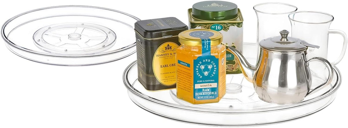 primebox 13.25" Lazy Susan Organizer. 360 Degree Rotating Turntable