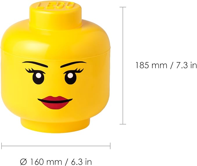 Room Copenhagen, LEGO Storage Heads Stackable Storage Container - Image 4