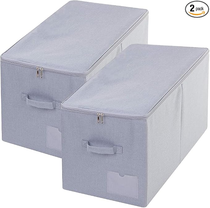 iwill CREATE PRO Pack of 2, Stackable Rigid Storage Containers, Good Size by iwillCREATEPRO