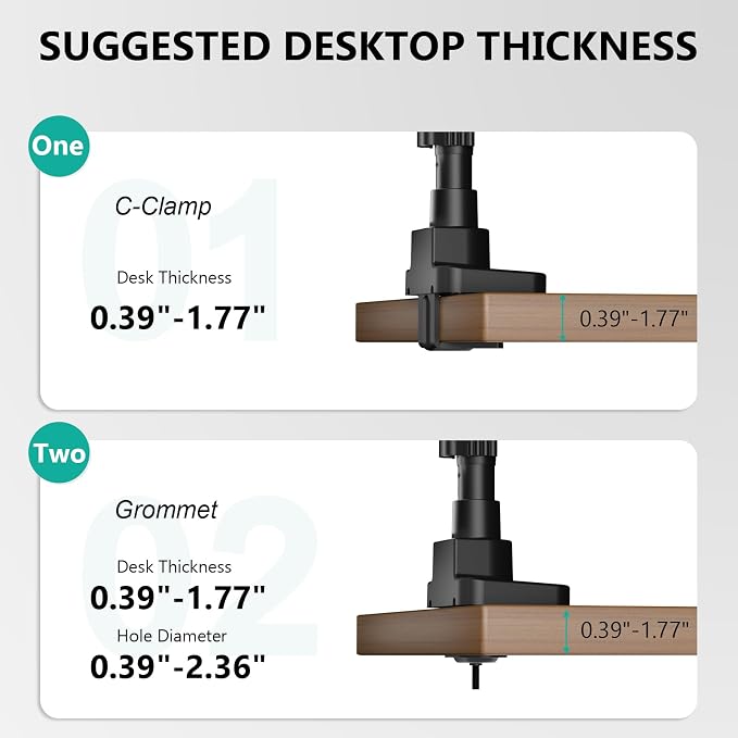 WALI Triple Monitor Mount - Image 8