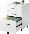 DEVAISE 3 Drawer File Cabinet for Home Office, Wood Under Desk Filing Cabinet by DEVAISE