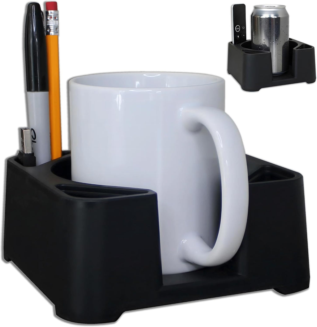 MugBrickTM Cup Holder. Anti-Spill Drink Holder for Couch. Desktop Cup