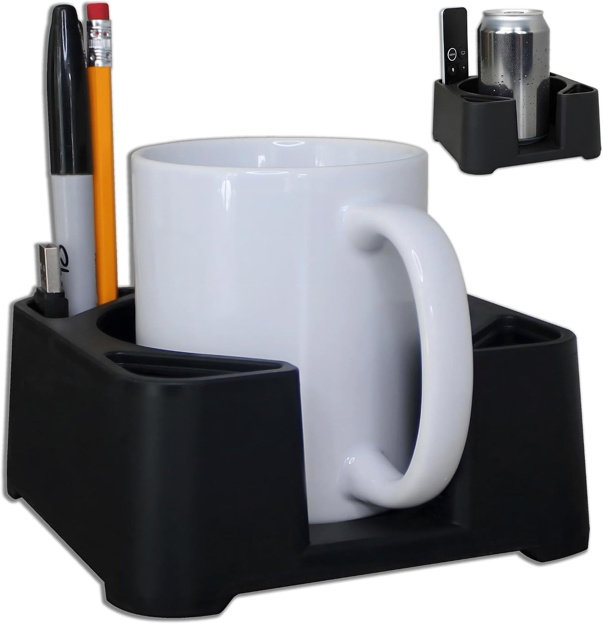 MugBrickTM Cup Holder. Anti-Spill Drink Holder for Couch. Desktop Cup