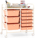 Giantex 9 Drawers Rolling Cart, Classroom Organizers, Storage Cart by Giantex