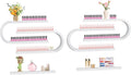 EBANKU 6PCS U Shape Nail Polish Racks Heavy Duty Nail Shelfs by EBANKU