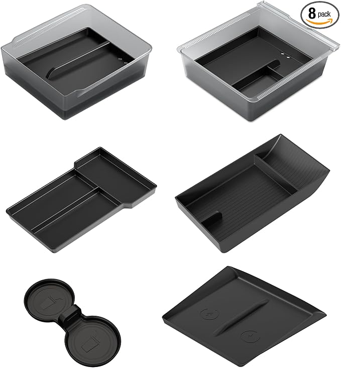 Center Console Organizer Tray for Tesla Model Y Juniper Accessories 2025 2026 by SUMK