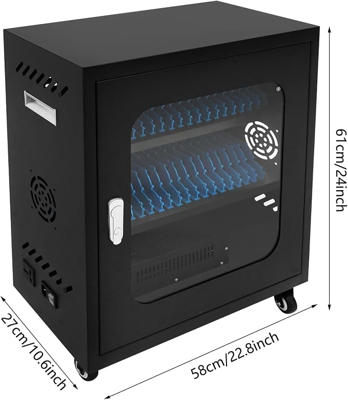 40-Slot Cell Phone Charging Station Cabinet - Image 3