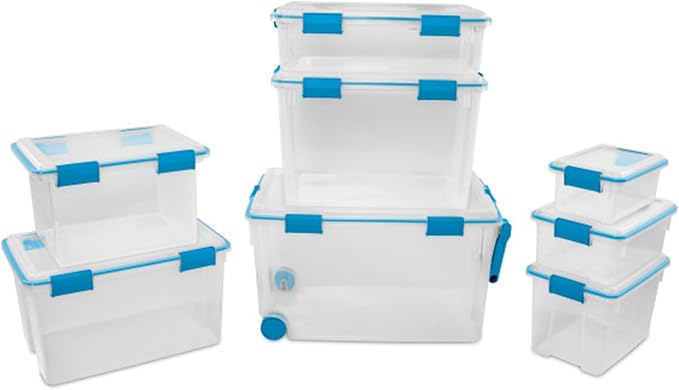 Sterilite 24-Pack Gasket Box, Weather-Resistant Storage Bins - Image 5