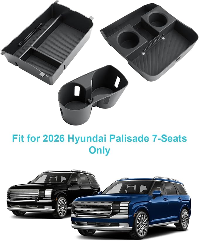 CDEFG 3Pcs for 2026 Hyundai Palisade Center Console Organizer for 2026 Hyundai - Image 6