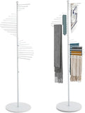 Spiral Scarf Display Stand, Freestanding Hijab Organizer by Unknown