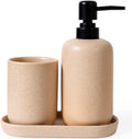 INGOFIN 3 Pcs Ceramic Bathroom Accessory Set by INGOFIN