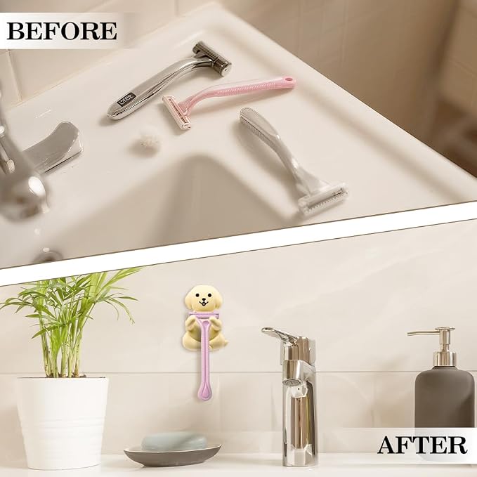 Cute Dog Razor Holder Shower, Cute Gadgets Leg Razor Holder, Relaxing Shower - Image 6
