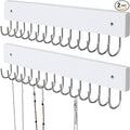 Hanging Jewelry Organizer Wall Mounted, Modern Jewelry Display by SCUNDAHOME
