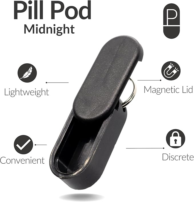 Magnetic Keychain Pill Holder - Image 2