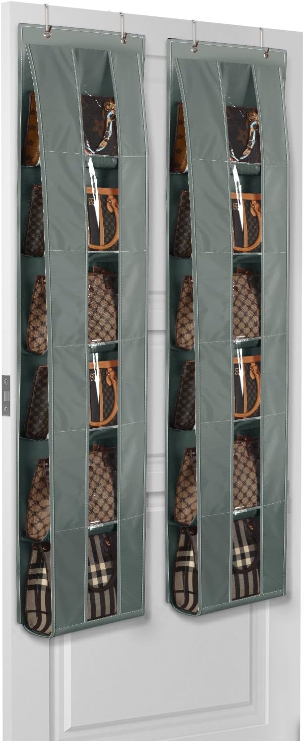 Lirex Over The Door Organizer, 2 Pack Handbag Storage by Lirex
