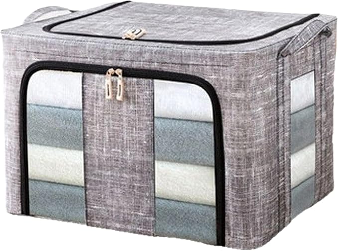 Clothes Storage Bins 50x40x33cm, 66L Waterproof Foldable Fabric Container by Unknown