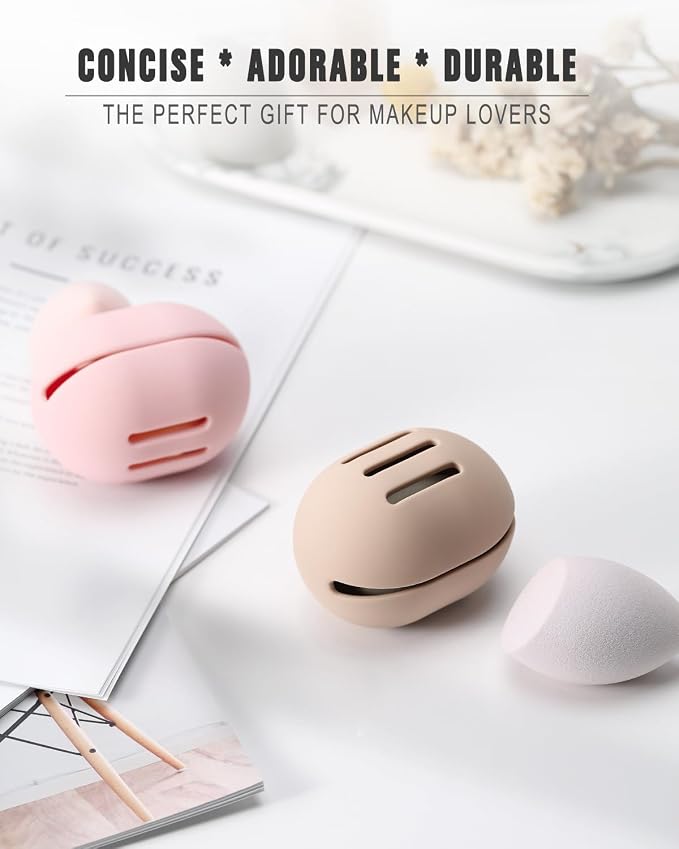 FERYES Makeup Sponge Holder – Shatterproof Eco-Friendly Silicone Beauty Make Up - Image 6