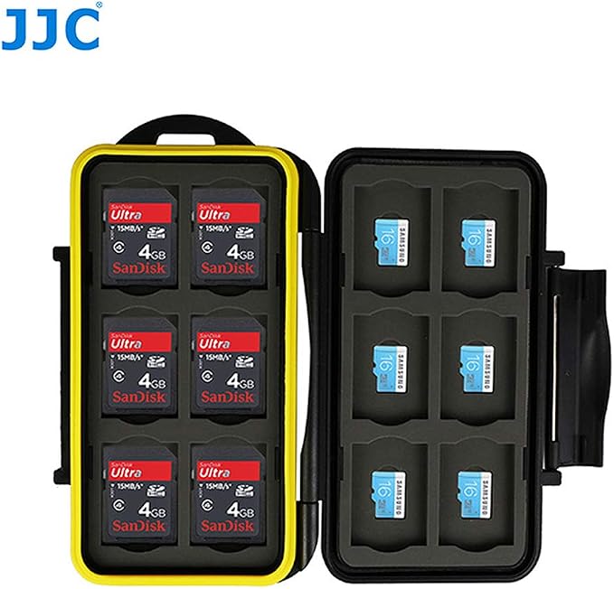 JJC MC-SDMSD24 Ruggard SD Card Case, Micro SD Card Case, Water-Resistant Case - Image 5
