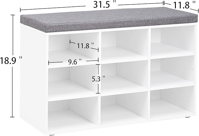 DINZI LVJ Shoe Storage Bench - Image 3