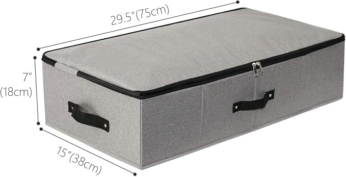 AMJ Under Bed Clothes Organizer Large Storage Bins - Image 2