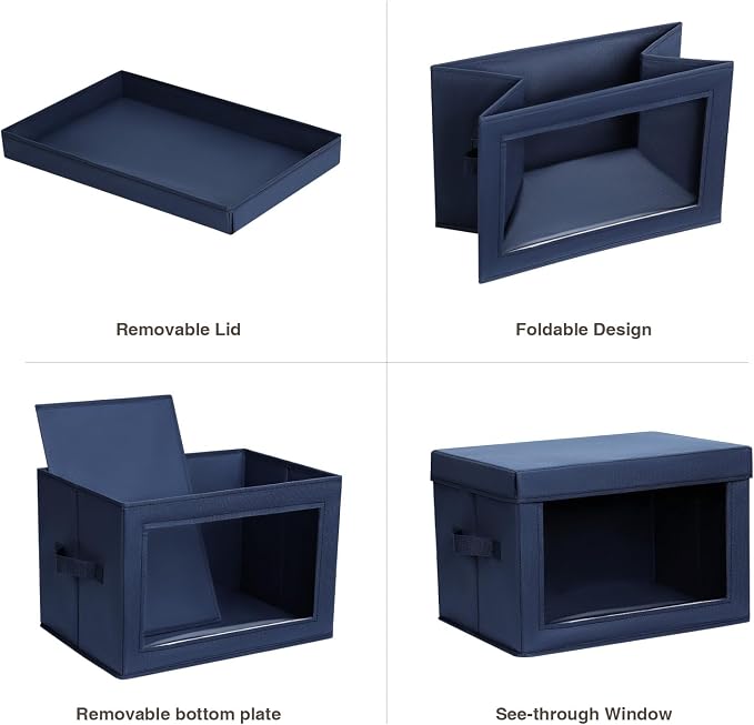 Foldable Storage Boxes with Clear Window - Image 7