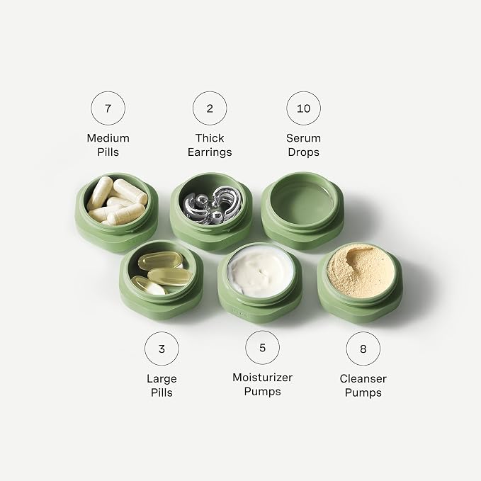 Cadence Travel Containers Basic Skincare Set - Image 3
