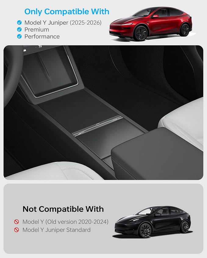 for Tesla New Model Y Juniper Center Console Organizer Tray Divided Storage - Image 2