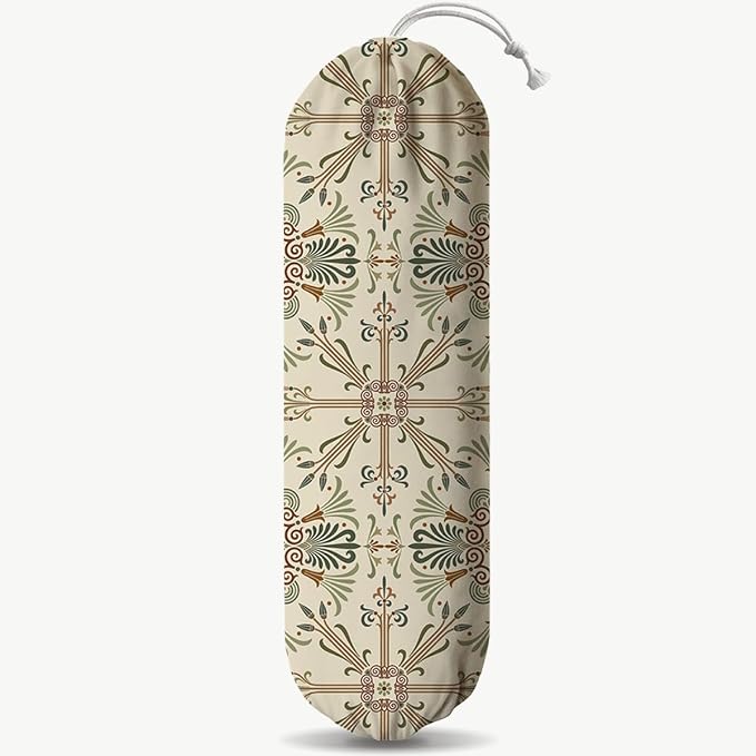 Boho Vintage Plastic Bag Holder, Reusable Grocery Bags Holder by Unknown