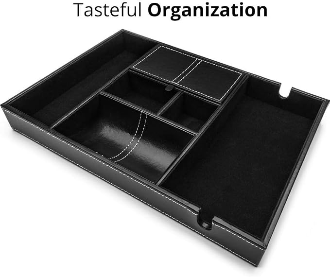 ULTRAY, Valet Tray for Men, Nightstand Organizer, Entry Table Organizer - Image 7